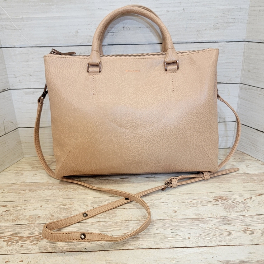 Matt & Nat 3 compartment crossbody handbag in vegan leather